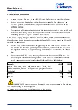 Предварительный просмотр 22 страницы Indel Webasto Isotherm Cruise Classic Installation And Usage Instructions