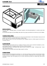 Предварительный просмотр 21 страницы Indel Webasto isotherm TB 32 Instructions For Use Manual