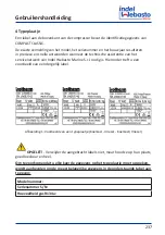 Предварительный просмотр 237 страницы Indel Webasto U060X020P Installation And Usage Instructions