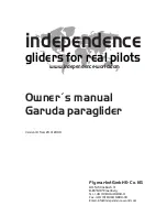 Independence Garuda Owner'S Manual preview