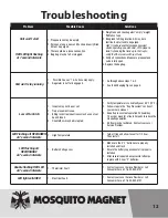 Preview for 13 page of Independence Mosquito Magnet Operating Instructions Manual