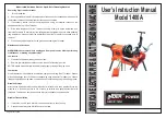 Inder American Electric 1400A User Instruction Manual предпросмотр