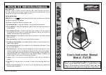 Предварительный просмотр 1 страницы Inder Hydraulic P-231B User Instruction Manual