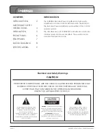 Preview for 2 page of inDESIGN BA 2240 Installation & Operation Manual