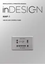 inDESIGN MMP-1 Installation & Operation Manual предпросмотр