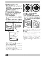 Preview for 18 page of Indesit 245 R Installation And Use Manual