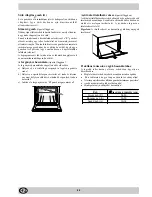 Preview for 44 page of Indesit 245 R Installation And Use Manual