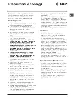 Preview for 9 page of Indesit 51.A IX Operating Instructions Manual