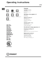 Preview for 12 page of Indesit 51.A IX Operating Instructions Manual