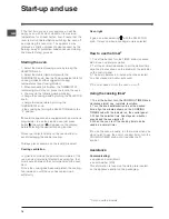 Preview for 16 page of Indesit 51.A IX Operating Instructions Manual