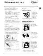 Preview for 21 page of Indesit 51.A IX Operating Instructions Manual