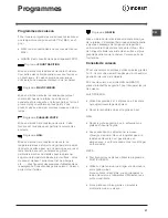 Preview for 27 page of Indesit 51.A IX Operating Instructions Manual