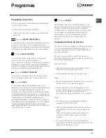 Preview for 37 page of Indesit 51.A IX Operating Instructions Manual