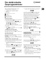 Preview for 69 page of Indesit 51.A IX Operating Instructions Manual