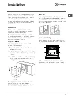 Preview for 3 page of Indesit 7OFIM 20 K.A IX Operating Instructions Manual