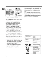 Preview for 14 page of Indesit 7OFIM 20 K.A IX Operating Instructions Manual