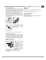 Preview for 31 page of Indesit 7OFIM 20 K.A IX Operating Instructions Manual