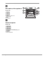 Preview for 4 page of Indesit 7OIF 610 K.A RU Operating Instructions Manual