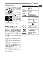 Preview for 7 page of Indesit 7OIF 610 K.A RU Operating Instructions Manual