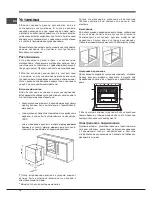 Preview for 14 page of Indesit 7OIF 610 K.A RU Operating Instructions Manual