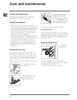 Preview for 10 page of Indesit 7OIF 896K GP.A RU Operating Instructions Manual