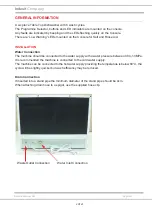 Preview for 5 page of Indesit 84419 Service Information