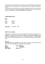 Preview for 55 page of Indesit B600 Operating And Maintenance Instructions Manual