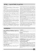 Preview for 3 page of Indesit BA 35 P Instructions For Installation And Use Manual