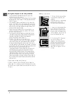 Preview for 8 page of Indesit BAA 35 P Operating Instructions Manual