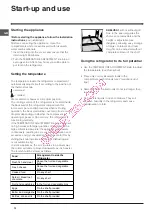 Preview for 12 page of Indesit BAAAN 12 Operating Instructions Manual