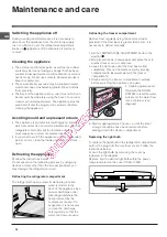 Preview for 14 page of Indesit BAAAN 12 Operating Instructions Manual