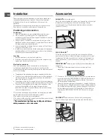 Preview for 6 page of Indesit BAAN 40 FNF Series Operating Instructions Manual