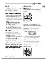 Preview for 11 page of Indesit BAAN 40 FNF Series Operating Instructions Manual