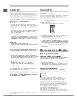 Preview for 24 page of Indesit BIAA 1 Series Operating Instructions Manual