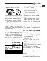 Preview for 25 page of Indesit BIAA 1 Series Operating Instructions Manual