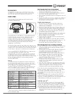 Preview for 35 page of Indesit BIAA 1 Series Operating Instructions Manual