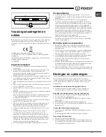 Preview for 37 page of Indesit BIAA 1 Series Operating Instructions Manual