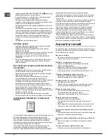 Preview for 56 page of Indesit BIAA 1 Series Operating Instructions Manual