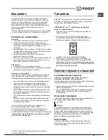 Preview for 61 page of Indesit BIAA 1 Series Operating Instructions Manual