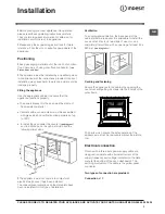 Предварительный просмотр 3 страницы Indesit BIG 51 K.A IX GB Operating Instructions Manual