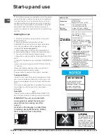 Preview for 6 page of Indesit BIG 73 KC.A IX GB S Operating Instructions Manual