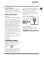 Preview for 3 page of Indesit BIM 51 K.A IX GB Operating Instructions Manual