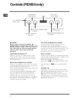 Preview for 8 page of Indesit BIMD S 23 IX GB Instructions For Installation And Use Manual