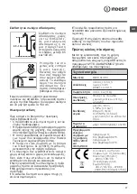 Предварительный просмотр 17 страницы Indesit BWE 91484 Instructions For Use Manual