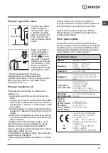 Предварительный просмотр 27 страницы Indesit BWSA 61053 Instructions For Use Manual