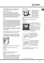 Предварительный просмотр 59 страницы Indesit C 34S G3 R /HA S Operating Instructions Manual