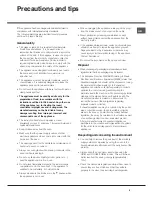 Preview for 9 page of Indesit C3VN1R Operating Instructions Manual