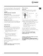 Preview for 3 page of Indesit CA 55 NF Operation Instructions Manual