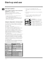 Preview for 6 page of Indesit CA 55 NF Operation Instructions Manual