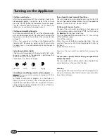 Preview for 8 page of Indesit D41 Instructions For Installation And Use Manual